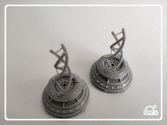 Cyberpunk Street Light Sculpture