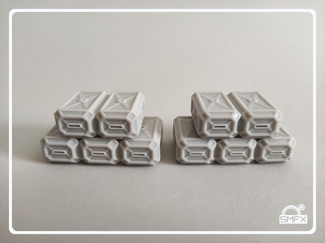 Octagonal Crate - Stacked Pyramid