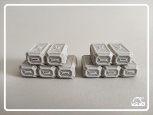 Octagonal Crate - Stacked Pyramid