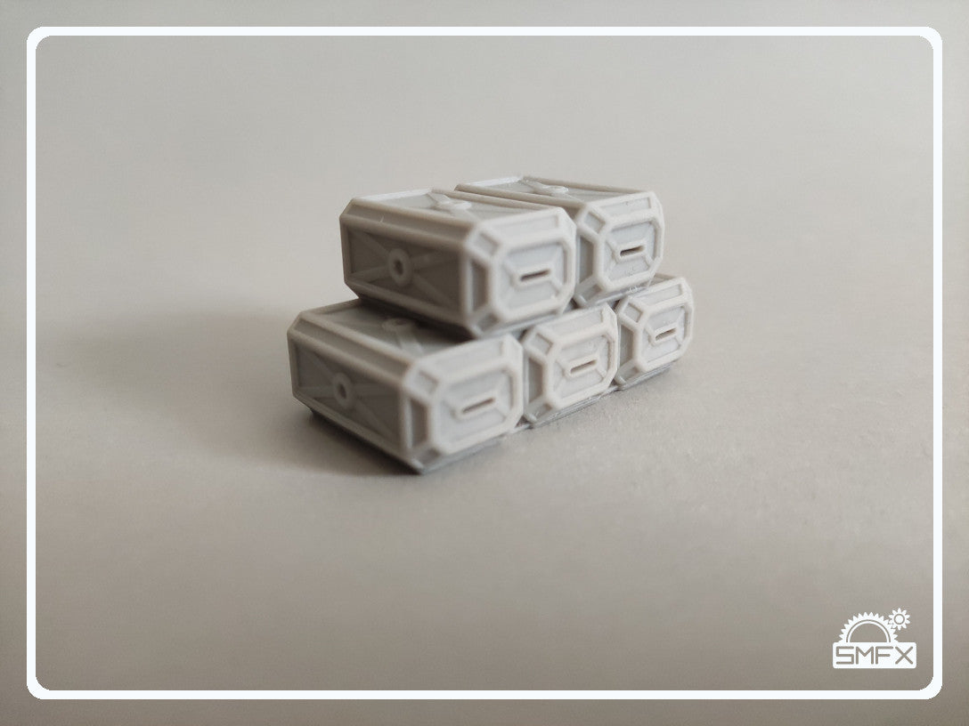 Octagonal Crate - Stacked Pyramid