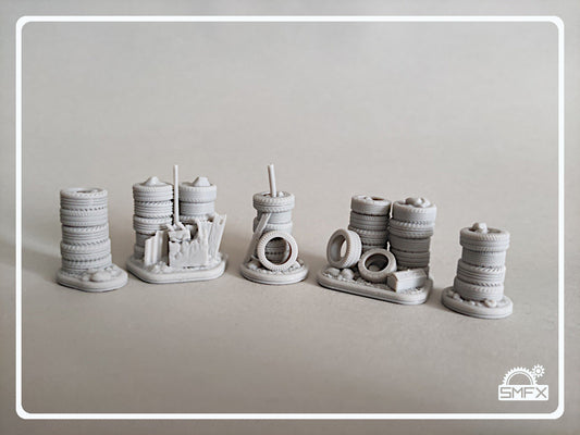 Tyre Barricade Set