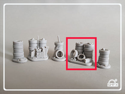 Tyre Barricade Set